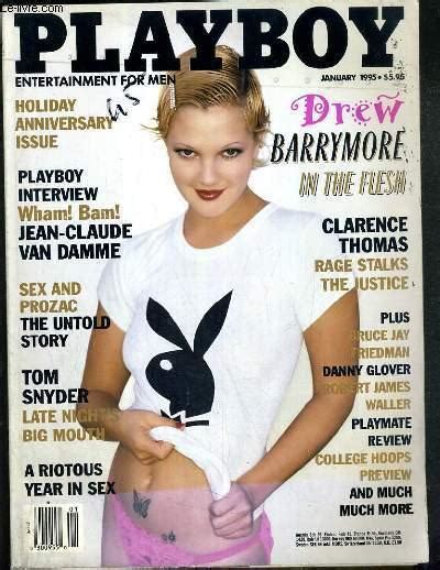 playboy january 1995|PLAYBOY mAGAZINE January 1995 Drew Barrymore Issue。